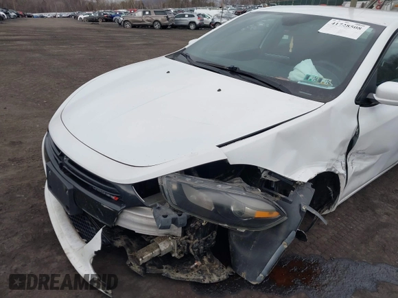 2015 Dodge Dart SXT with VIN 1C3CDFBB3FD141234, listed as a IAAI auction lot 41728508 with 123,251 mi miles and . Bid and sale history available at DreamBid. Image 6.