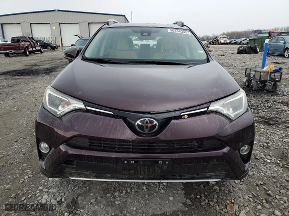 2017 Toyota RAV4 XLE with VIN 2T3RFREV2HW662443, listed as a Copart auction lot 50436345 with 106,691 mi miles and Salvage Title. Bid and sale history available at carsss.com. Image 5.