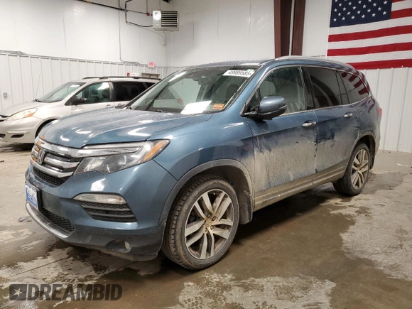 2016 Honda Pilot Elite with VIN 5FNYF6H00GB127495, listed as a Copart auction lot 49989585 with 115,037 mi miles and Salvage Title. Bid and sale history available at carsss.com. Image 1.