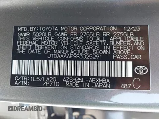 2024 Toyota Crown XLE with VIN JTDAAAAF9R3025291, listed as a IAAI auction lot 41569615 with 9,851 mi miles. Bid and sale history available at carsss.com. Image 9.