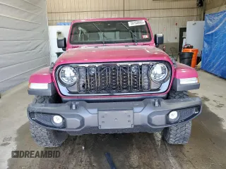 2024 Jeep Gladiator Sport S with VIN 1C6HJTAG9RL126938, listed as a Copart auction lot 54168665 with 6,975 mi miles and Salvage title. Bid and sale history available at DreamBid. Image 5.