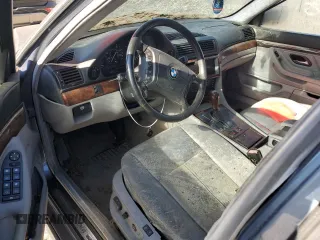 2001 BMW 7 Series 740iL with VIN WBAGH834X1DP20434, listed as a Copart auction lot 85572754 with 0 mi miles and Clean Title. Bid and sale history available at carsss.com. Image 8.