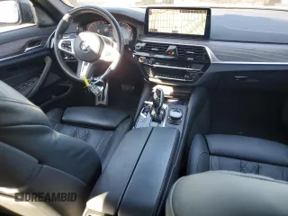 2021 BMW 5 Series 540i with VIN WBA53BJ06MWX28140, listed as a Copart auction lot 43369545 with 19,694 mi miles and Non Repairable. Bid and sale history available at DreamBid. Image 8.
