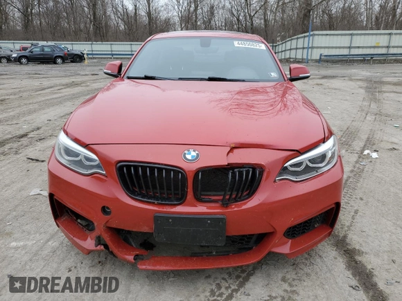 2014 BMW 2 Series 228i with VIN WBA1F5C5XEVW97921, listed as a Copart auction lot 44850825 with 120,173 mi miles and Salvage title. Bid and sale history available at DreamBid. Image 5.