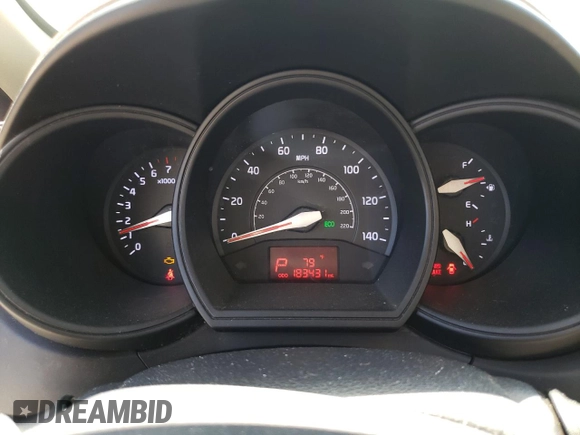 2015 Kia Rio LX with VIN KNADM4A35F6457041, listed as a Copart auction lot 54929285 with 183,431 mi miles and Clean Title. Bid and sale history available at carsss.com. Image 9.
