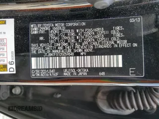 2013 Lexus GX 460 z VIN JTJBM7FX1D5059848, wystawiony jako Copart lot #55605985 z przebiegiem 193 794 mil mil oraz Szkoda całkowita • Salvage title. Historia ofert i sprzedaży dostępna na DreamBid. Obrazek 14.