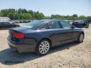 2015 Audi A6 Premium Plus with VIN WAUFGAFC9FN019250, listed as a Copart auction lot 66498725 with 64,128 mi miles and Clean title. Bid and sale history available at DreamBid. Image 3.