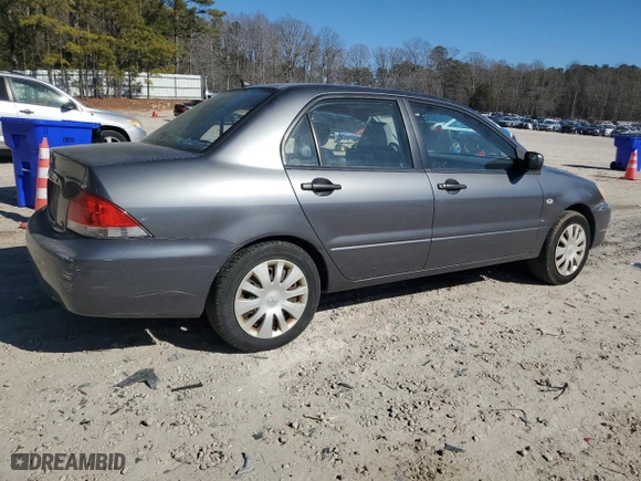 2006 Mitsubishi Lancer ES with VIN JA3AJ26E06U056942, listed as a Copart auction lot 88229295 with 155,694 mi miles and Salvage Title. Bid and sale history available at carsss.com. Image 3.