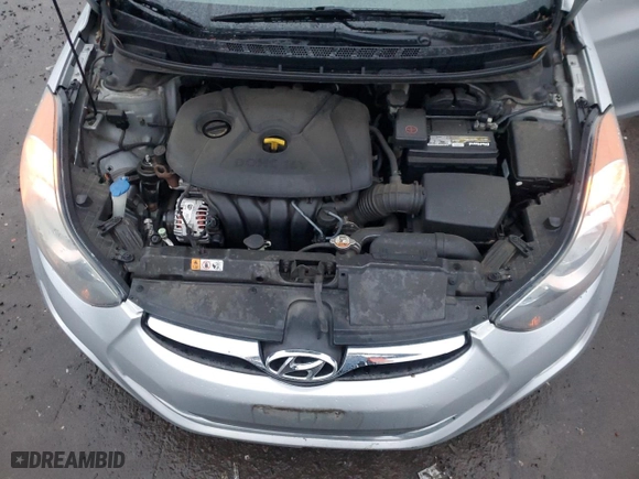 2013 Hyundai Elantra GLS with VIN 5NPDH4AE6DH334313, listed as a Copart auction lot 84493054 with 98,471 mi miles and Salvage Title. Bid and sale history available at carsss.com. Image 11.