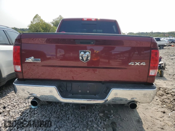 2017 Ram 1500 Big Horn with VIN 3C6RR7LT8HG665545, listed as a Copart auction lot 69569744 with 123,577 mi miles and Salvage Title. Bid and sale history available at carsss.com. Image 6.
