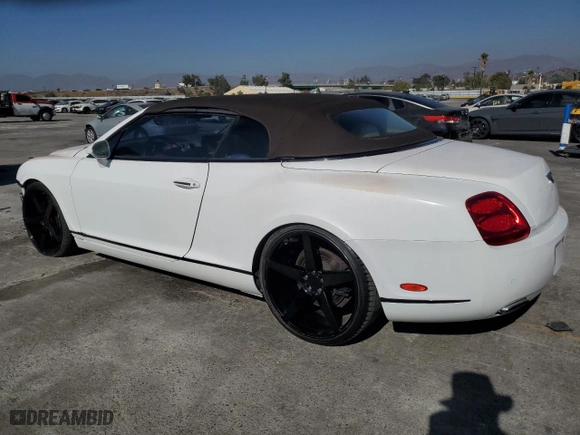 2007 Bentley Continental GT with VIN SCBDR33W87C047099, listed as a Copart auction lot 77594114 with 120,228 mi miles and Clean Title. Bid and sale history available at carsss.com. Image 2.