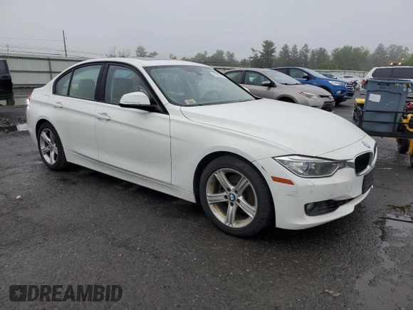 2014 BMW 3 Series 328i with VIN WBA3C1C50EK116423, listed as a Copart auction lot 61422515 with 166,006 mi miles and Salvage title. Bid and sale history available at DreamBid. Image 4.