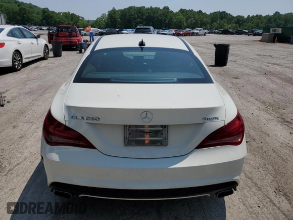 2014 Mercedes-Benz CLA 250 with VIN WDDSJ4GBXEN104886, listed as a Copart auction lot 60210115 with 219,043 mi miles and Salvage title. Bid and sale history available at DreamBid. Image 6.
