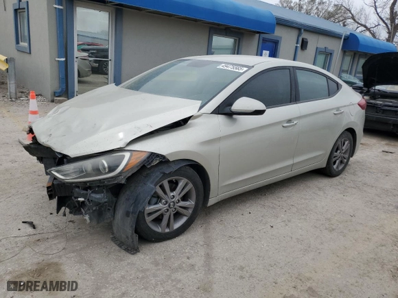 2017 Hyundai Elantra SE with VIN 5NPD84LF4HH027735, listed as a Copart auction lot 49475565 with 118,206 mi miles and Salvage Title. Bid and sale history available at carsss.com. Image 1.