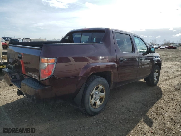 2007 Honda Ridgeline RTS with VIN 2HJYK16407H005181, listed as a Copart auction lot 53492525 with 478,836 mi miles and Salvage Title. Bid and sale history available at carsss.com. Image 3.