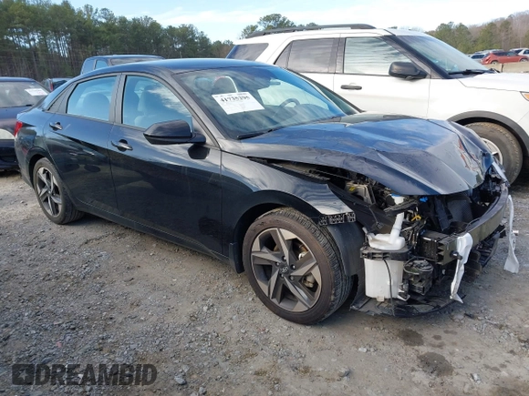 2023 Hyundai Elantra SEL with VIN KMHLS4AG7PU408729, listed as a IAAI auction lot 41735295 with 42,789 mi miles and . Bid and sale history available at DreamBid. Image 1.