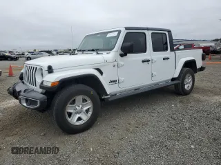 2021 Jeep Gladiator Sport S z VIN 1C6HJTAG9ML547258, wystawiony jako Copart lot #59881195 z przebiegiem 76 977 mil mil oraz Szkoda całkowita • Salvage title. Historia ofert i sprzedaży dostępna na DreamBid. Obrazek 1.