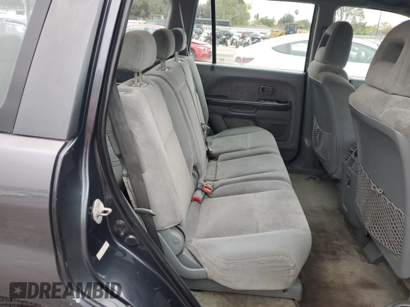 2005 Honda Pilot LX z VIN 2HKYF18125H505956, wystawiony jako Copart lot #49728655 z przebiegiem 275 696 mil mil oraz Szkoda całkowita • Salvage title. Historia ofert i sprzedaży dostępna na DreamBid. Obrazek 12.