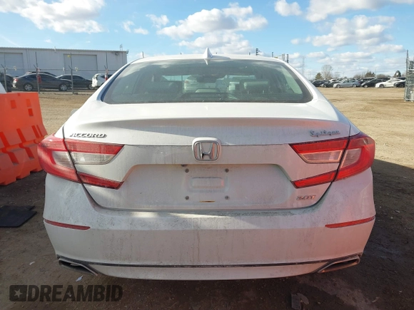 2020 Honda Accord EX-L with VIN 1HGCV2F58LA009932, listed as a IAAI auction lot 41449283 with 42,662 mi miles and . Bid and sale history available at DreamBid. Image 16.