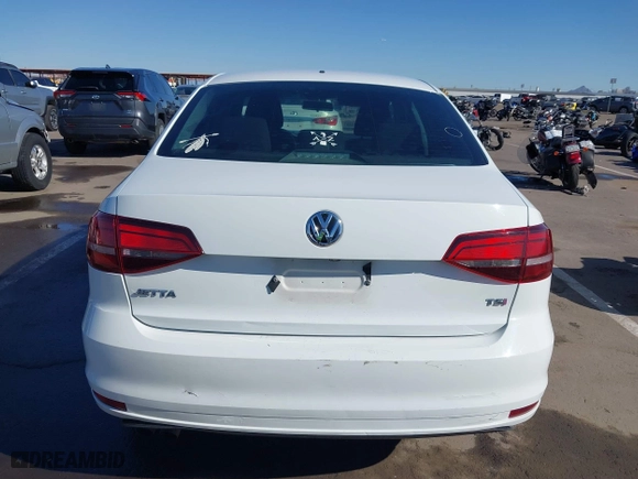 2017 Volkswagen Jetta 1.4T S with VIN 3VW167AJ0HM347112, listed as a IAAI auction lot 41819172 with 126,685 mi miles. Bid and sale history available at carsss.com. Image 16.