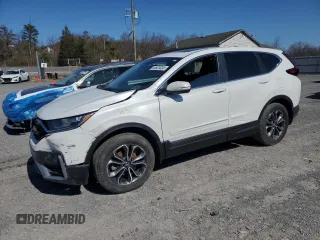 2022 Honda CR-V EX with VIN 2HKRW2H54NH609233, listed as a Copart auction lot 50623035 with 62,527 mi miles and Salvage Title. Bid and sale history available at carsss.com. Image 1.