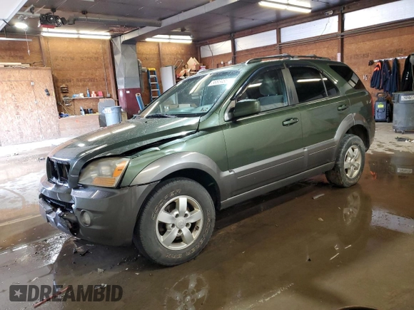 2007 Kia Sorento EX z VIN KNDJC736075707276, wystawiony jako Copart lot #56834855 z przebiegiem 160 544 mil mil oraz Szkoda całkowita • Salvage title. Historia ofert i sprzedaży dostępna na DreamBid. Obrazek 1.