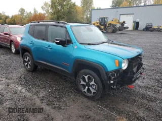 2022 Jeep Renegade Trailhawk with VIN ZACNJDC13NPN65405, listed as a Copart auction lot 78290924 with 29,195 mi miles and Salvage Title. Bid and sale history available at DreamBid. Image 4.