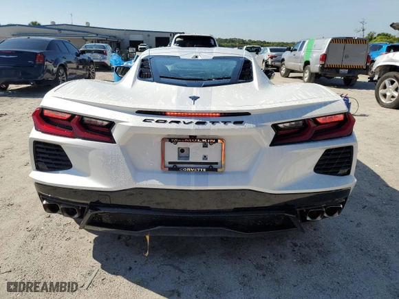 2023 Chevrolet Corvette 3LT with VIN 1G1YC2D43P5500789, listed as a Copart auction lot 50524055 with 3,028 mi miles and Salvage Title. Bid and sale history available at carsss.com. Image 6.