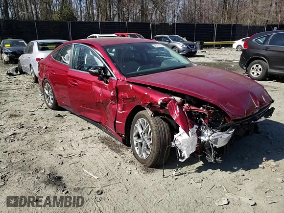 2023 Hyundai Sonata SEL with VIN KMHL64JA8PA285170, listed as a Copart auction lot 48791475 with 17,028 mi miles and Salvage Title. Bid and sale history available at DreamBid. Image 10.