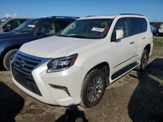 2014 Lexus GX 460 Luxury z VIN JTJJM7FX3E5087566, wystawiony jako Copart lot #77655624 z przebiegiem 156 333 mil mil oraz Szkody całkowita. Historia ofert i sprzedaży dostępna na DreamBid. Obrazek 1.
