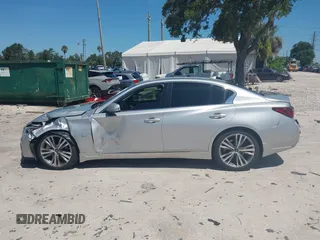 2018 Infiniti Q50 Luxe with VIN JN1EV7AP7JM358611, listed as a IAAI auction lot 42579521 with 102,922 mi miles and . Bid and sale history available at DreamBid. Image 15.