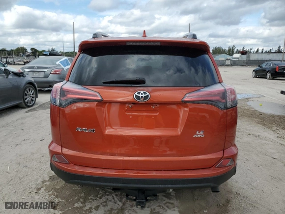 2016 Toyota RAV4 LE with VIN 2T3BFREV8GW439680, listed as a Copart auction lot 45635985 with 102,370 mi miles and Salvage Title. Bid and sale history available at carsss.com. Image 6.