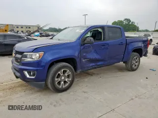2016 Chevrolet Colorado 4WD Z71 with VIN 1GCGTDE36G1351709, listed as a Copart auction lot 57298005 with 95,429 mi miles and Salvage title. Bid and sale history available at DreamBid. Image 1.