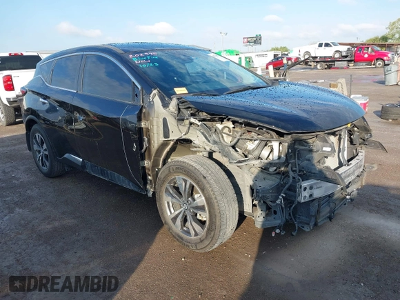 2022 Nissan Murano S with VIN 5N1AZ2AJ4NC114081, listed as a IAAI auction lot 40743673 with 39,124 mi miles and . Bid and sale history available at DreamBid. Image 1.