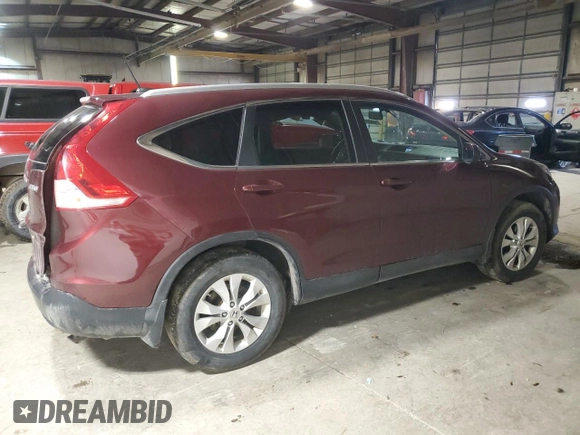 2013 Honda CR-V EX-L with VIN 5J6RM4H74DL052377, listed as a Copart auction lot 48051335 with 143,229 mi miles and Salvage Title. Bid and sale history available at carsss.com. Image 3.