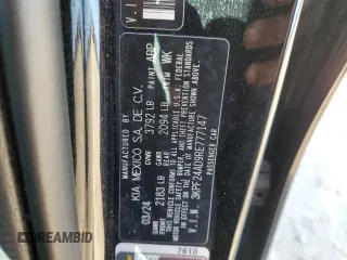 2024 Kia Forte LXS with VIN 3KPF24AD9RE777147, listed as a Copart auction lot 48342685 with 26,235 mi miles and Salvage Title. Bid and sale history available at carsss.com. Image 14.