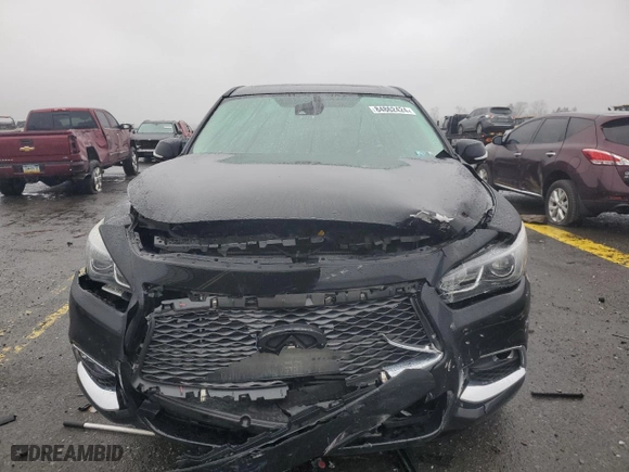 2019 Infiniti QX60 PURE with VIN 5N1DL0MM8KC531594, listed as a Copart auction lot 84862424 with 78,258 mi miles and Salvage Title. Bid and sale history available at carsss.com. Image 5.