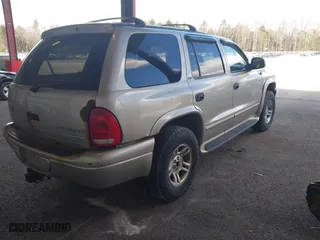 2002 Dodge Durango SLT with VIN 1B4HS48N92F141070, listed as a IAAI auction lot 41878553 with 206,887 mi miles. Bid and sale history available at carsss.com. Image 4.