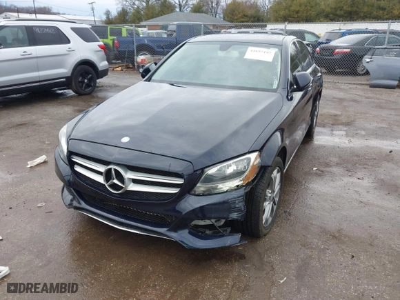 2016 Mercedes-Benz C-Class C 300 Luxury with VIN 55SWF4KB5GU105917, listed as a IAAI auction lot 41697197 with 91,783 mi miles. Bid and sale history available at carsss.com. Image 17.