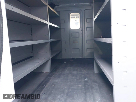 2024 Ford Transit Cargo with VIN 1FTBR1C83RKA91627, listed as a IAAI auction lot 41455595 with 12,010 mi miles and . Bid and sale history available at DreamBid. Image 8.