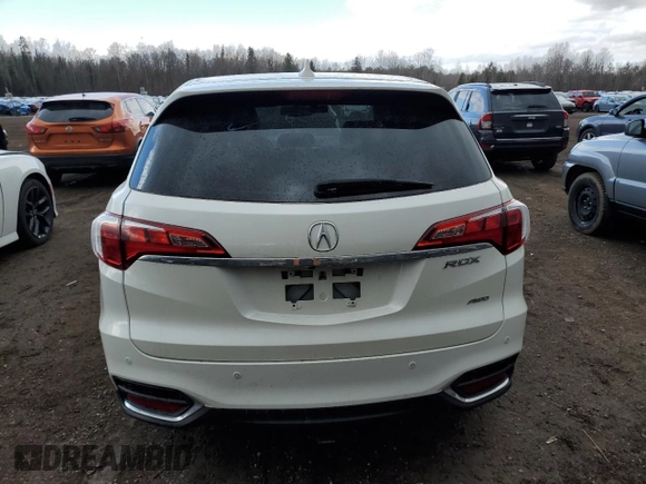 2017 Acura RDX w/Advance Pkg with VIN 5J8TB4H72HL800519, listed as a Copart auction lot 49222395 with 175,416 mi miles and Salvage Title. Bid and sale history available at carsss.com. Image 6.
