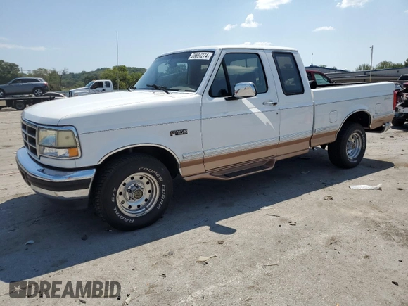 1995 Ford F-150 with VIN 1FTEX15H2SKB37048, listed as a Copart auction lot 68897274 with 155,530 mi miles and Salvage Title. Bid and sale history available at carsss.com. Image 1.