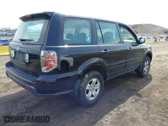 2007 Honda Pilot LX with VIN 5FNYF28117B044692, listed as a IAAI auction lot 42081205 with 173,744 mi miles and . Bid and sale history available at DreamBid. Image 4.