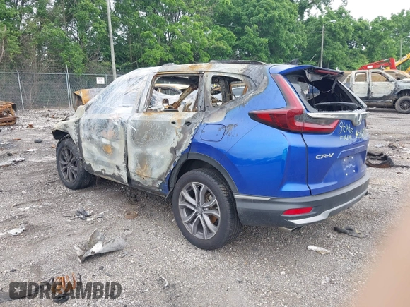 2021 Honda CR-V Touring with VIN 7FARW2H98ME008086, listed as a IAAI auction lot 42411519 with Not provided miles and . Bid and sale history available at DreamBid. Image 3.