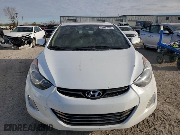 2012 Hyundai Elantra Limited z VIN 5NPDH4AE5CH101733, wystawiony jako Copart lot #50702495 z przebiegiem 187 523 mil mil oraz Szkoda całkowita • Salvage title. Historia ofert i sprzedaży dostępna na DreamBid. Obrazek 5.