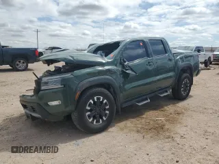 2023 Nissan Frontier Pro-4X with VIN 1N6ED1EK1PN615130, listed as a Copart auction lot 55299955 with Not provided miles and Salvage title. Bid and sale history available at DreamBid. Image 1.