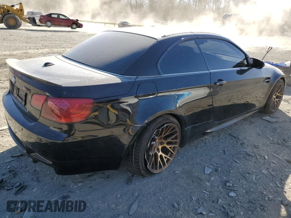 2011 BMW M3 with VIN WBSDX9C52BE584764, listed as a Copart auction lot 83572554 with 138,245 mi miles and Salvage Title. Bid and sale history available at carsss.com. Image 3.