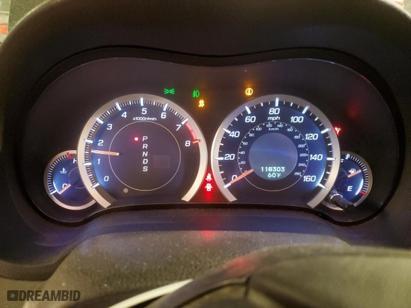 2012 Acura TSX with VIN JH4CU2F44CC004710, listed as a Copart auction lot 44865655 with 118303 miles and Salvage Title. Bid and sale history available at carsss.com. Image 9.