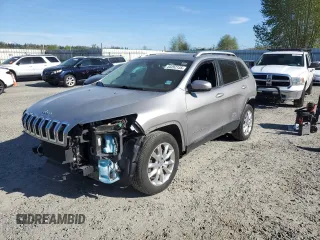 2016 Jeep Cherokee Limited with VIN 1C4PJMDS9GW205323, listed as a Copart auction lot 53262155 with 118,093 mi miles and Salvage Title. Bid and sale history available at carsss.com. Image 1.