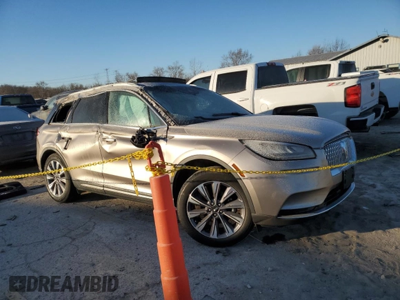 2021 Lincoln Corsair Reserve with VIN 5LMCJ2C94MUL23460, listed as a Copart auction lot 42340605 with 0 mi miles and Salvage Title. Bid and sale history available at carsss.com. Image 4.